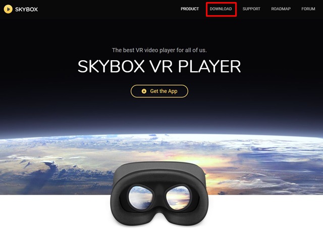 SKYBOX VR Video Playerの公式サイト