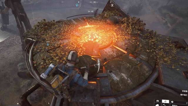 巨大なアークの残骸から熱が放出