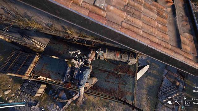 データ管理室近くの建物で設計図を発見