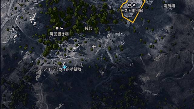 フォルミカイ前哨基地の場所