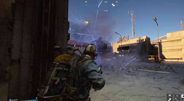 ボンバルディアをスタンさせる