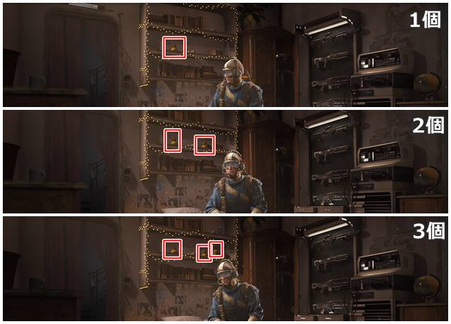 部屋にアヒルのおもちゃが飾られていく