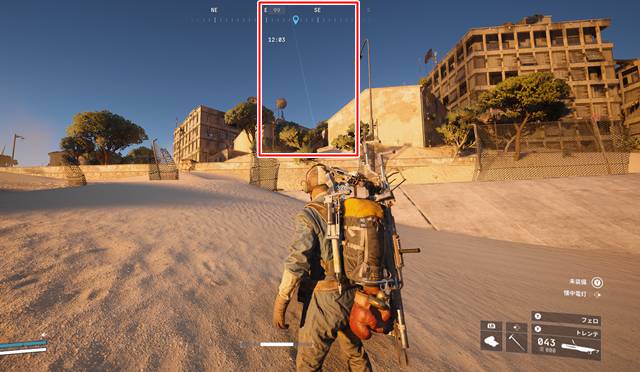 ARC偵察機が放つ青い光線