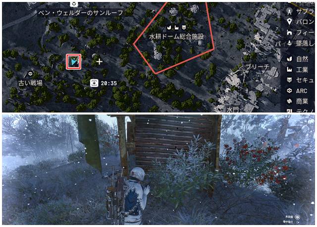 キャンドルベリーのおすすめの場所