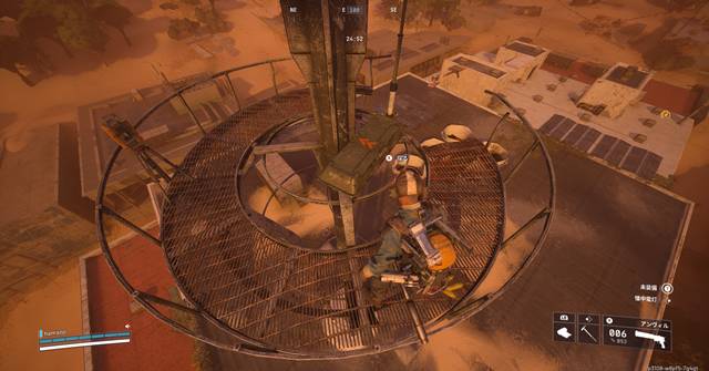 ガレリアの屋上で武器ケースを発見