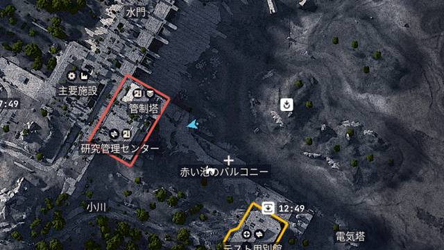 地下通路の場所