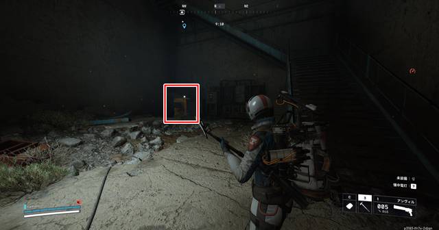 換気シャフトの場所