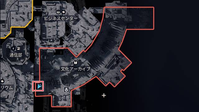 古い映画テープがある場所(マップ)