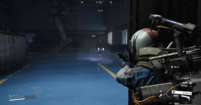 閉められる扉前でシュレッダーを迎え撃つ