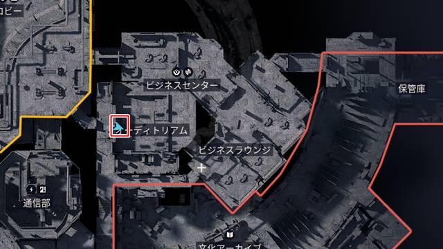 講義をしている場所(マップ)