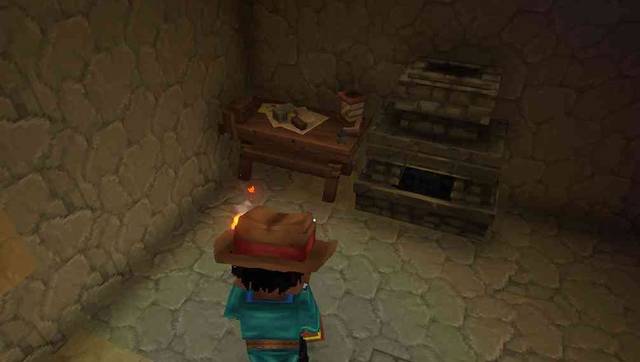 炉と作業台を近くに配置