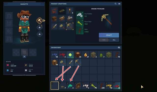 ホットキーに移動させておく