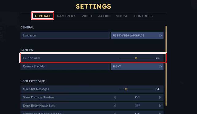 Hytaleの視野角（FOV）を変更する設定方法