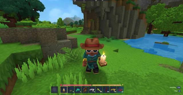 HytaleでCキー長押しで背後の状況を確認