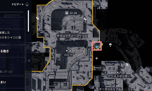 3階の階段脇の部屋(マップ)