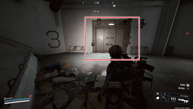 3階の階段脇の部屋の場所