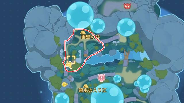 謎の中級鉱石が入手できる場所(マップ)