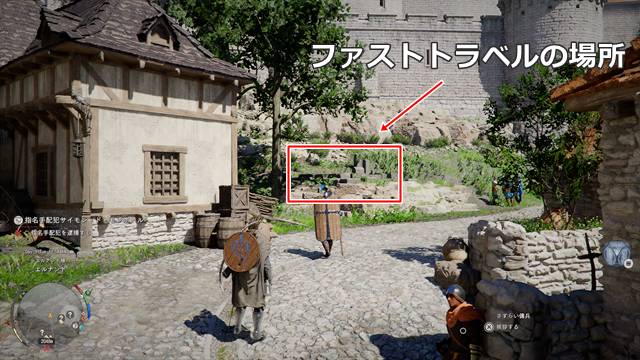 エルナンドにあるファストトラベルの場所