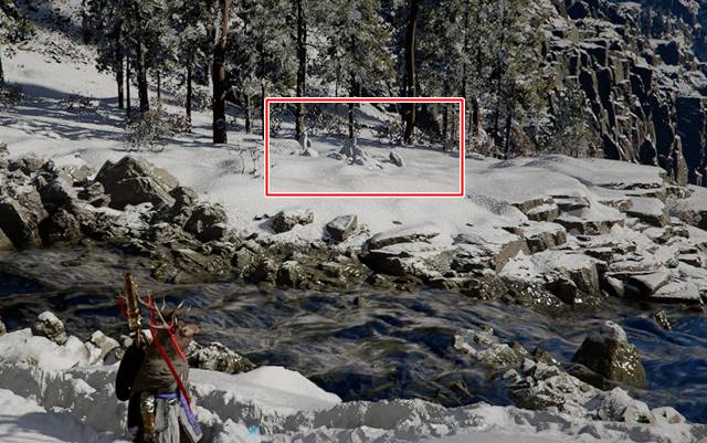 アイスウォーカーが隠れている