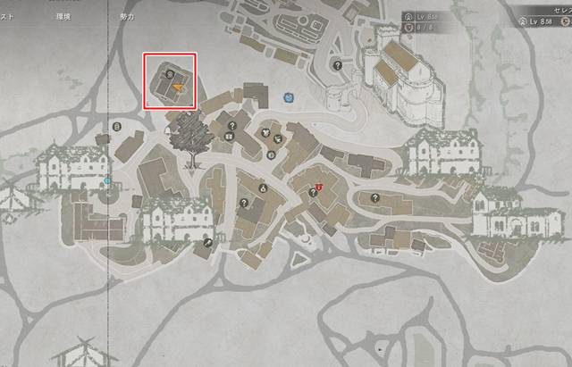 エルナルドの銀行の場所