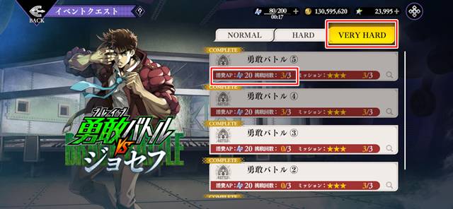 難易度ベリーハードの周回