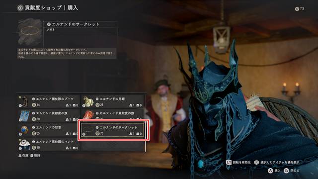 貢献度ショップ