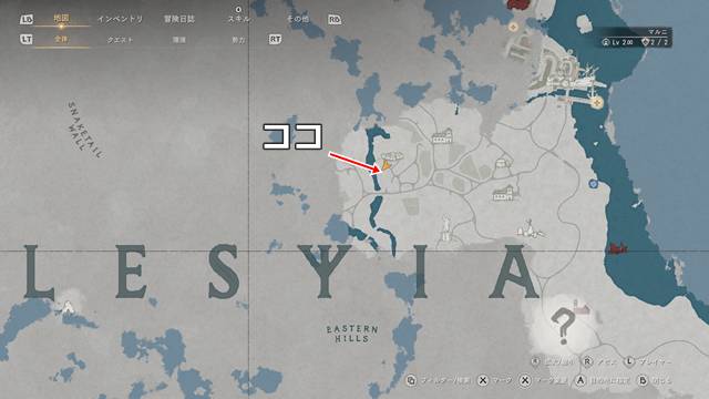 良樹村にある家具屋の場所(マップ)