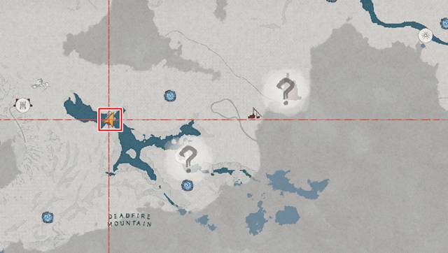 呪霜のプレートアーマーがある詳細な場所(マップ)