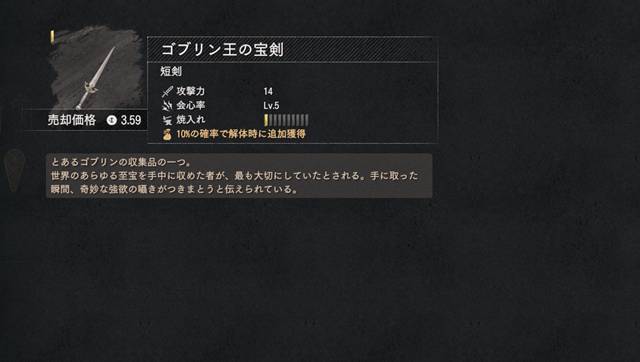 ゴブリン王の宝剣