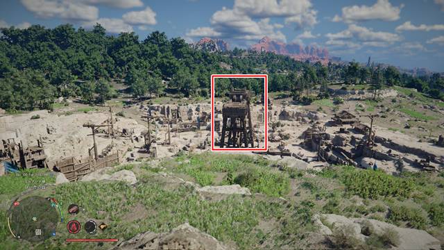 カリン採石場にある巨大な削岩機