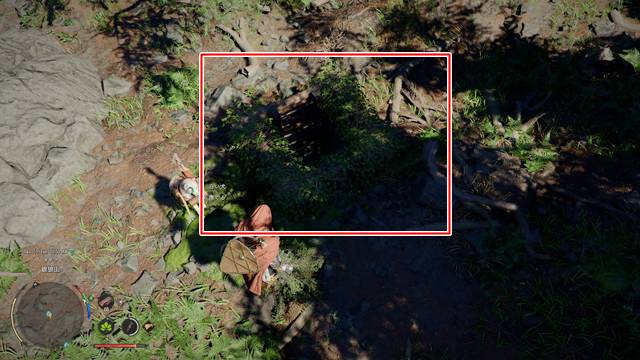 地下洞窟の入口