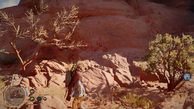 血石が採掘できる場所