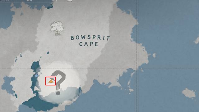 船首岬にあるアビスの標石(秘境)の場所(マップ)