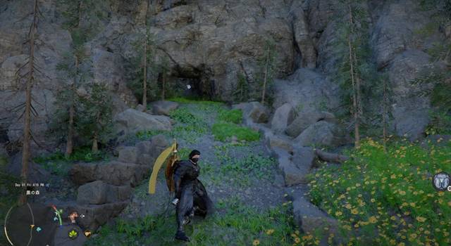 カロンソ村の東側にあるトンネル