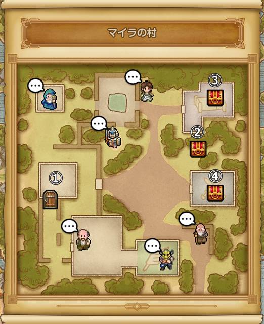 マイラの村にある宝箱の中身一覧