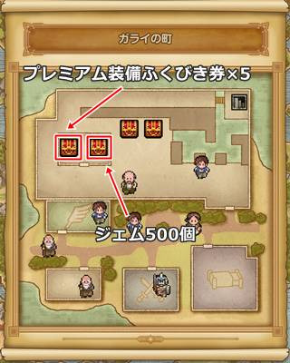 むらさきのとびらの中にある宝箱の中身