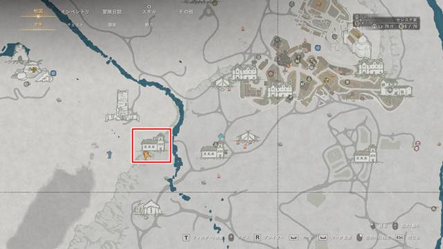 エルナンド家具屋の場所
