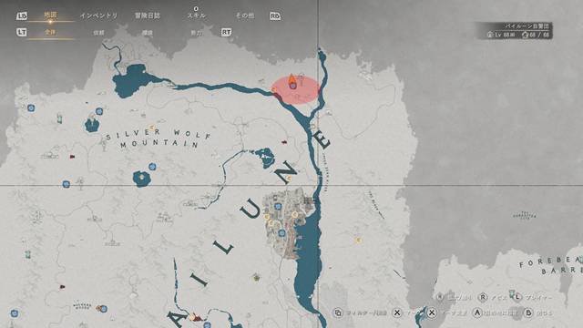 雪キツネと雪イタチが出現する場所(マップ)