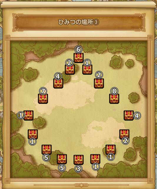 ひみつの場所③の宝箱の中身