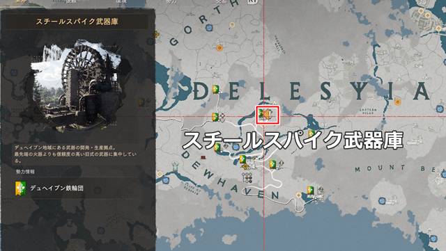 スチールスパイク武器庫