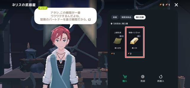 ネリスの武器屋