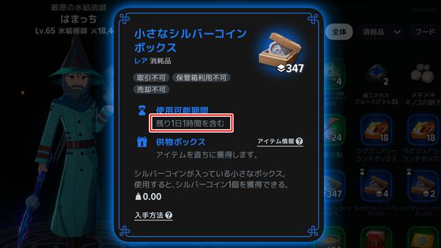 小さなシルバーコインボックス