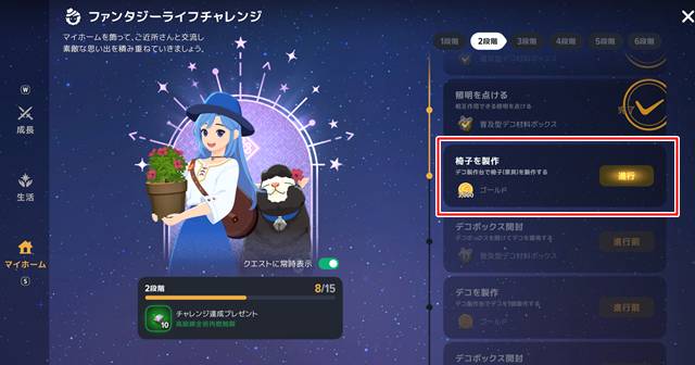 デコ製作台で椅子(家具)を製作する